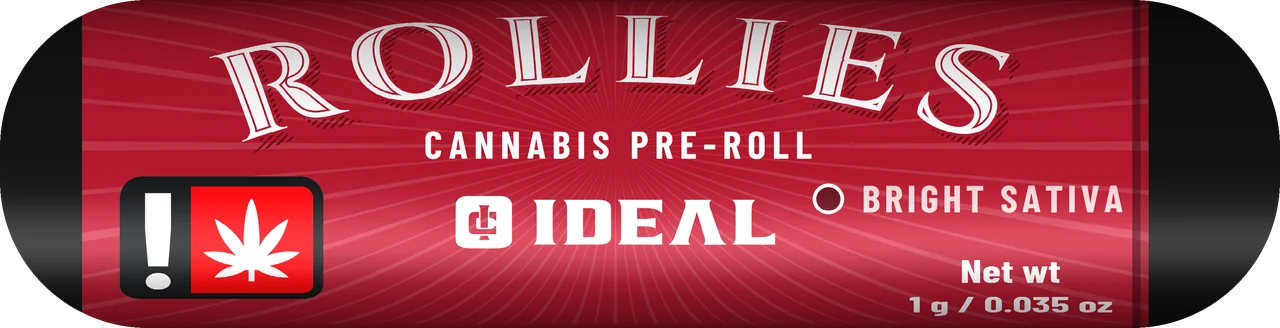 ROLLIES tube in the Bright Sativa color